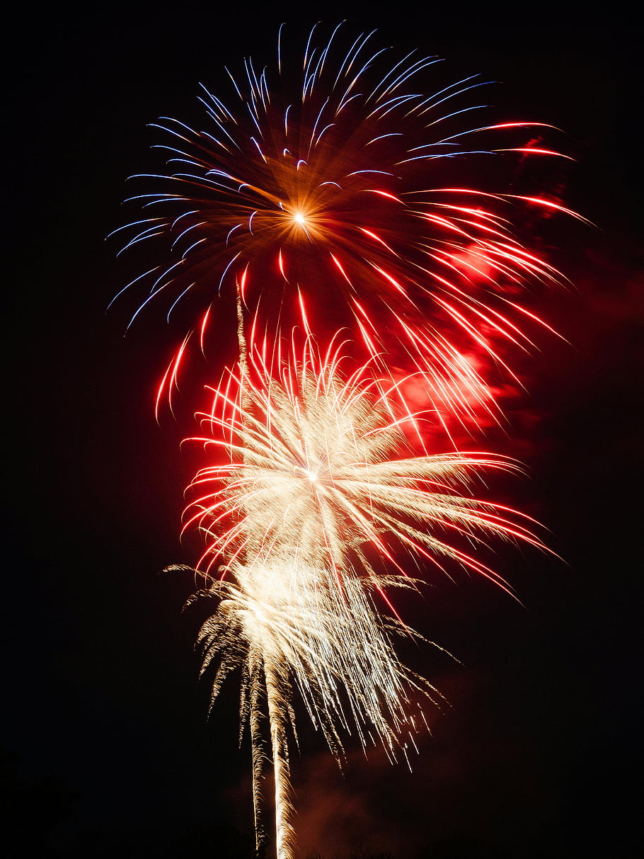 ohňostroj, noční obloha, oslňující exploze, Témata oslav, barevné ohňostroje, noční ohňostroj, nebe ohňostroj, Slavnostní ohňostroje, Světlé ohňostroje