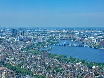 Boston, stad, architectuur, horizon, massachusetts, Verenigde Staten van Amerika, stedelijk