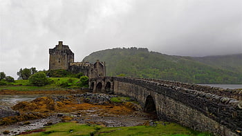 scotland, eilean Donan Castle, castle, landscape, highlands, masonry, historical