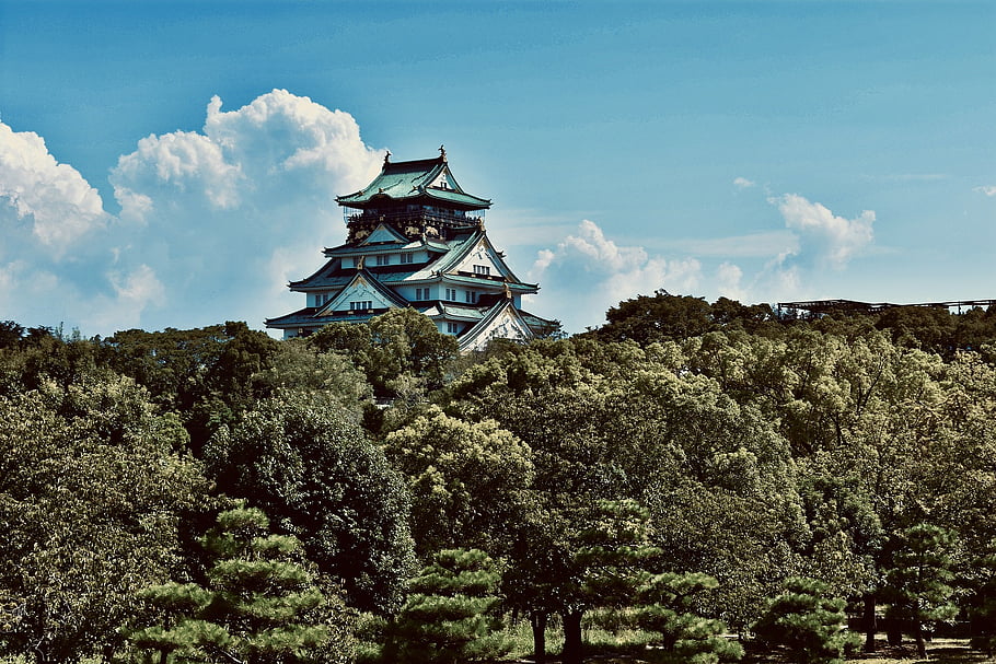 osaka hrad, Windows tapety, mac tapetu, plné hd tapetu, tapety na plochu, osaka, Japonsko, tapeta na zeď, hrad, tapety hd, Tapeta 1920x1080