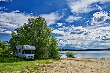 kempování, obytné auto, samota, rv, dobrodružství, rekreační, dovolená, táborník