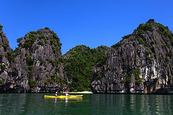 kayak, sea, nature, bay, travel, tourism, halong Bay, vietnam, halong, asia