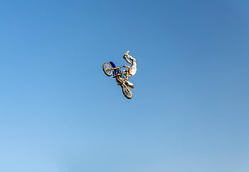 motokros, zakrnět, freestyle, skok, motocykl, soutěž, sport