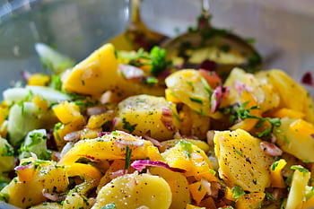 potato Salad, food, tasty, yummy, having Lunch, enjoy The Meal, potatoes, enjoy, fresh, healthy, appetizing