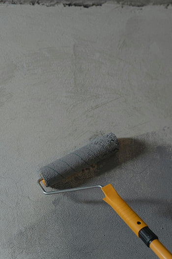 malřský váleček, Šedá barva, malba na zdi, renovace, detail, domácí kutily, diy, malířské nástroje, konstrukce, Vzhled interiéru, Renovace stěny