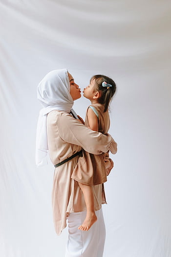 motherhood, kiss, romantic, relationship, happy Mothers Day, child, mother, daughter, kid, moment, white Background