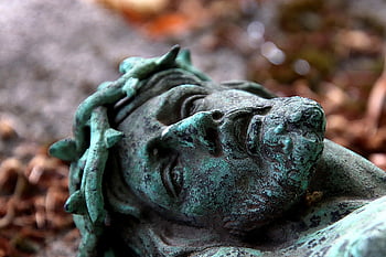sculpture, statue, bronze, jesus Christ, crown Of Thorns, religion, belief, faith, cemetery, falls, paris