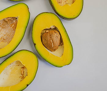 frutta, avocado, metà, Sezioni trasversali, Pit di avocado, seme, semi di avocado, fette, Avocado a fette, cibo, salutare