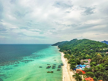 thailand, beach, sea, nature, krabi, figure, water, blue Sky, ocean, sky, holiday