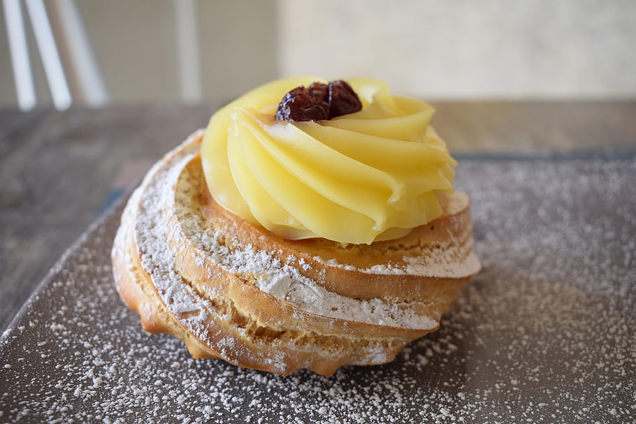 zeppola, San Giuseppe, dolce, Napolinelpiatto, crema, amarena, ciliegia, torta, pane, cibo, frutta