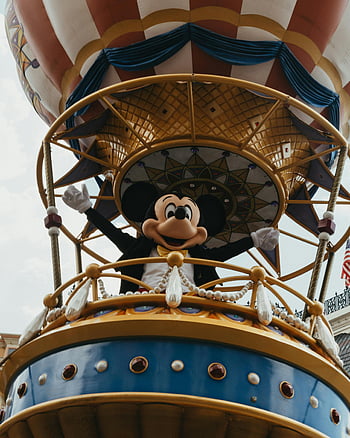 Mickey Mouse, parade float, Walt Disney World, Orlando, Florida, Disney character, parade, Disney park, Disney attraction, Disney entertainment, Disney parade