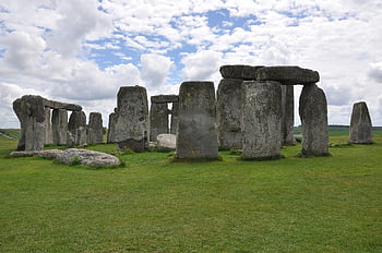 stonehenge, megalithic Monument, england, amesbury, large Stones, grass Meadow, circular, prehistoric, monument, tourist, building