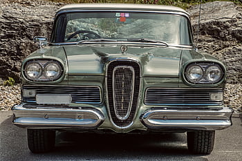 EDSEL, kahlaamo, auto, retro, klassikko, Yhdysvallat, ylellisyys, ohjaamo, nostalgia, metsänvartija, antiikki-