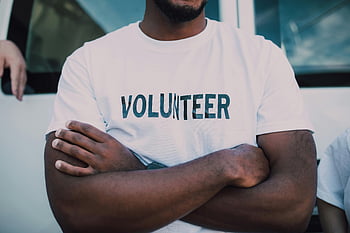 volontario, servizio alla comunità, braccia incrociate, camicia volontaria, restituire, impatto sociale, filantropia, senza scopo di lucro, carità, Aiuto, supporto