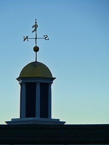 weather, vane, sky, direction, roof, north, east, west, south, arrow, point