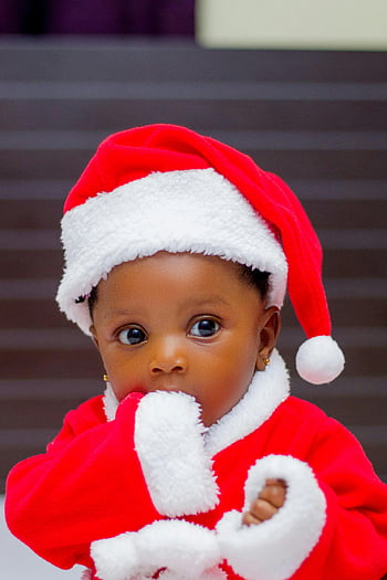 toddler, Santa Claus costume, cute baby, festive Christmas, Christmas celebration, Santa outfit, red and white, holiday attire, festive attire, baby in costume, Christmas photo