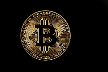 ビットコイン、 ゴールド、 コイン、 アイコン、 シンボル、 ロゴ、 ビットコインゴールド、 ビットコインのロゴ、 通貨、 暗号通貨、 黒の背景