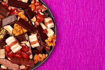 candies, snack, sweets, peanuts, candied Peanuts, caramelised Peanuts, chocolates, cookies, copy Space, coffee, chip