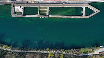 rhine, schaffhausen, schwimmbad, swimmingpool, river, green, switzerland, waterfall, water, tourism, destination