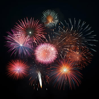 nyt år, ferie, fest, baggrund, fyrværkeri, parti, fejre, festival, jubilæum, festlig, smukke tapet