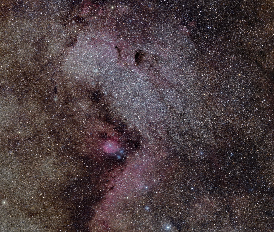 M24, Malý hvězdný cloud, Giuseppe Donatiello, široké pole, národní park pollino, pozorovací tábory, Luminar 4, hvězdný mrak, astronomie, noční obloha, mlhovina