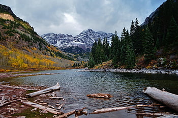 maroon Bells, colorado, aspen, usa, scenic, landscape, nature, scenery, forest, autumn, mountains