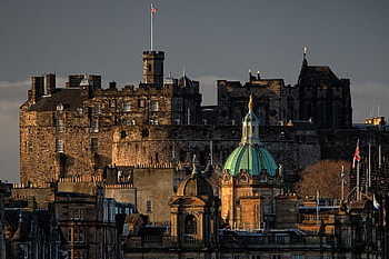 edinburgh hrad, Skotsko, cestovní ruch, lothian, Edinburgh, Spojené království, středověký, historický