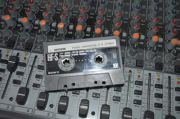 Casete de música Sony, mezclador de audio, nostalgia de la música clásica, cinta de casete, Audio profesional, cinta de música, HF-S, Casete Sony, equipo de sonido, Producción musical, música retro