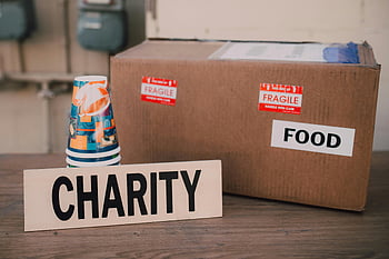 charity, lepenkové krabice, Potravinový štítek, znamení charity, papírové kelímky, dodávky potravin, dárkový box, křehký štítek, Charitativní dar, Dar na jídlo, zásobník papírových kelímků