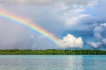 landscape, rainbow, nature Background, tropical, atoll, lagoon, widi Archipelago, indonesia, nature, beautiful Nature, hd Wallpapers