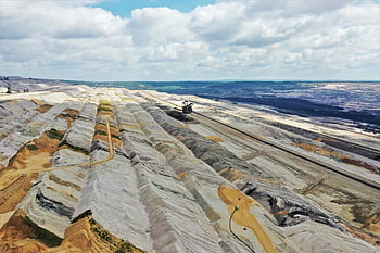 mining, open Pit Mining, aerial View, excavators, brown Coal, bucket Wheel Excavators, industry, removal, technology, industrial Plant, energy
