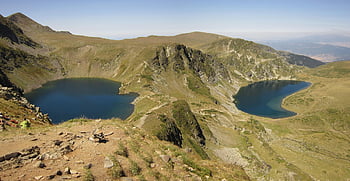sedm jezer rila, jezer, hory, Bulharsko, rila, rila jezera, Oční jezero, Renální jezero, voda, Příroda, malebné