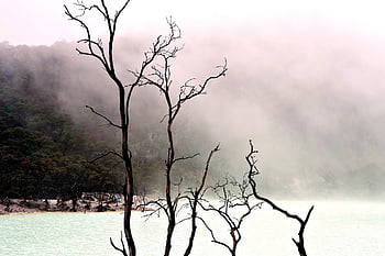 jezero, kráter, bílý kráter, Příroda, kráter jezero, turistické místo