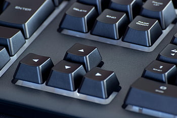 キーボードキー、 クローズアップ写真、 黒のコンピューターのキーボード、 矢印キー、 洗練されたデザイン、 詳細なクローズアップ、 コンピューター周辺機器、 キーボードの詳細、 技術写真、 キーボードのクローズアップ、 キーボードのデザイン