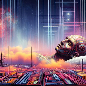 ai Generated, reflection, avatar, sci-fi, person, ai, character