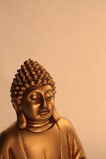 Buddha, zlato, buddhismus, rozjímání, zen, duchovní, všímavost, přemýšlet, socha, klid, umlčet