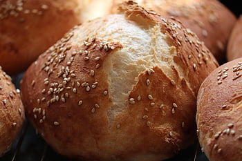 sesame, sesame Bun, bun, baked Goods, food, meal, nourishment, breakfast, freshly Baked