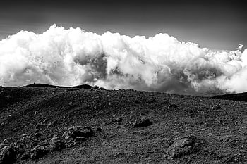 mountain, volcano, peak, crater, etna, italy, sicily, lava, nature, landscape, catania