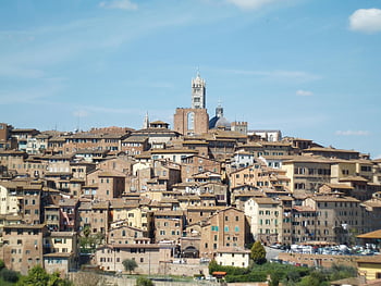 siena, italy, monuments, tuscany, architecture, church, panorama, italian