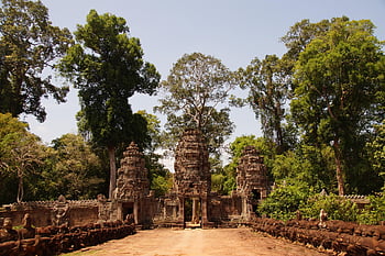 Kamboja, angkor, Kuil, rimba, Asia, kehancuran, tua, pariwisata, makan, agama Buddha, perjalanan