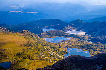 hory, vrchol, summitu, nebe, kameny, túra, rozjímání, horizont, sedm jezer, hřbet, údolí