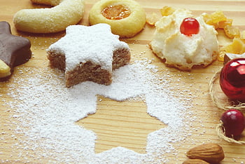stella, ritagliare, ZIMTSTERN, biscotti, Biscotto alla cannella, prodotti da forno, pasticcini, ossequi, dolci, cibo, al forno