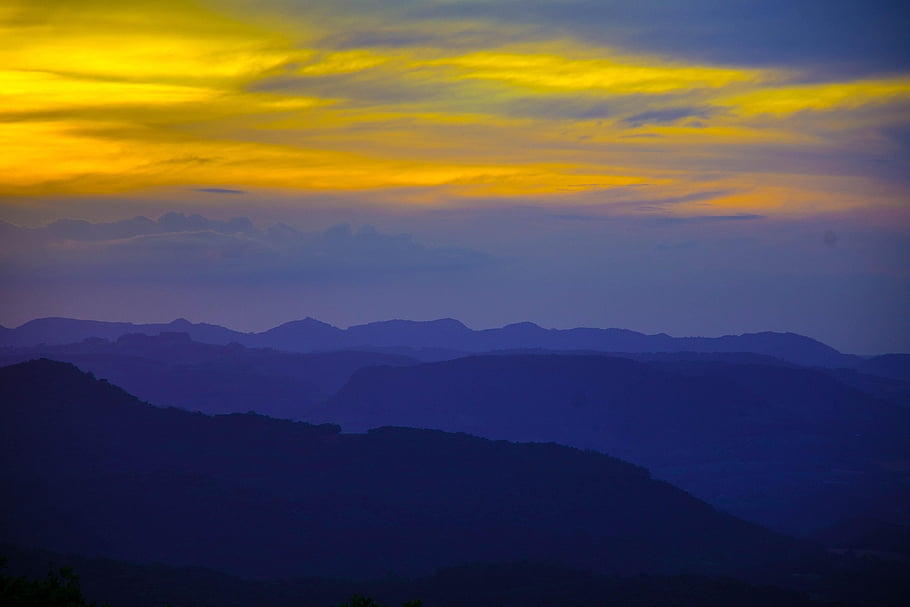 valley, river, landscape, nature, mountain, scenic, rock, cliff, sky, scenery, sunset