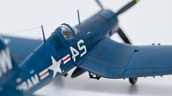 model, miniatur, plastik, historis, pesawat, baling-baling, Angkatan Udara, Amerika, kami, f4u, Corsair