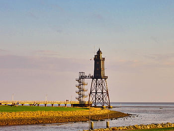 maják, ostfriesland, Severní moře, pobřeží, prázdnin, cestovní ruch, krajina, mezník