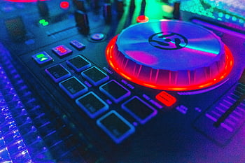 dj, musikk, disco, vinyl, lyd, volum, utstyr, diskotek, lydstudio, platespiller, mikrofon
