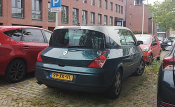renault, Avantime, 2002, v6, 3.0, 210 pk, breda, 99-XK-VL, auto, nummerplaat, parkeren