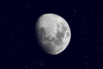 moon, stars, space, sky, night, moonlight, craters, nature, southern Hemisphere
