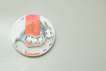 kunstige tenner, tannform, tannprotese, rundt verktøy, Medisinske temaer, Tanntemaer, hvit bakgrunn, tannelementer, tannproteser, dental utstyr, Tannhelse