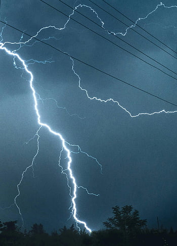 lightning, night sky, thunderstorm, nature's power, bright lightning bolt, intense thunderstorm, natural phenomenon, stormy weather, electrical discharge, atmospheric electricity, lightning strike